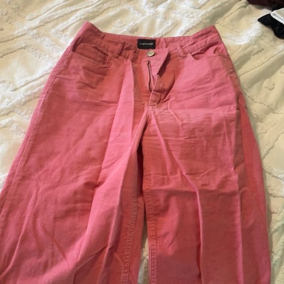 Frank & Oak high rise wide leg cropped cords - Picture 2 of 2